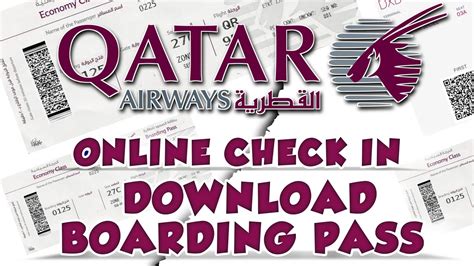 qatar airways online check in not available
